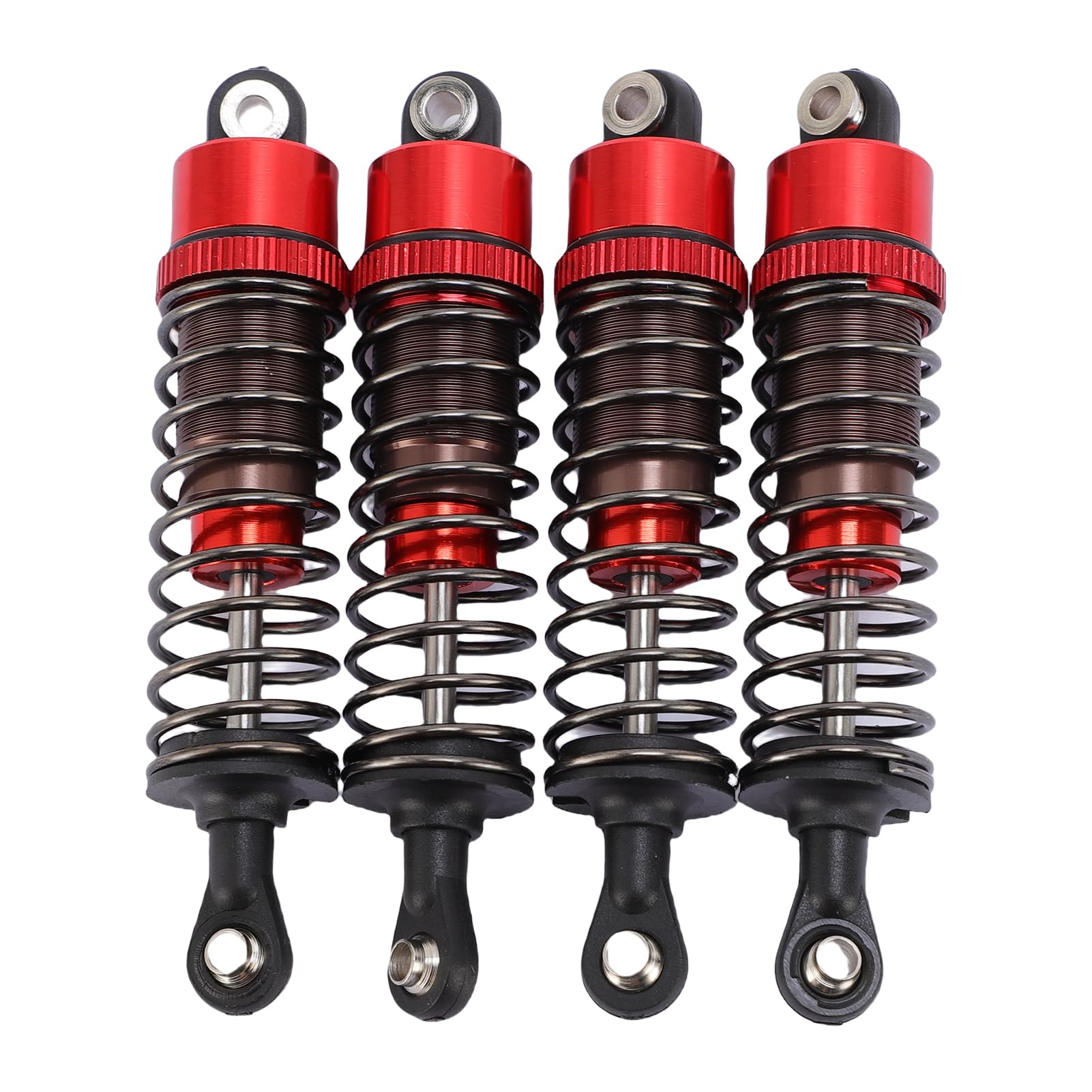 Amazon.co.jp: Fockety RC CARの衝撃吸収剤、4 PCS 75mmオイルダンパー